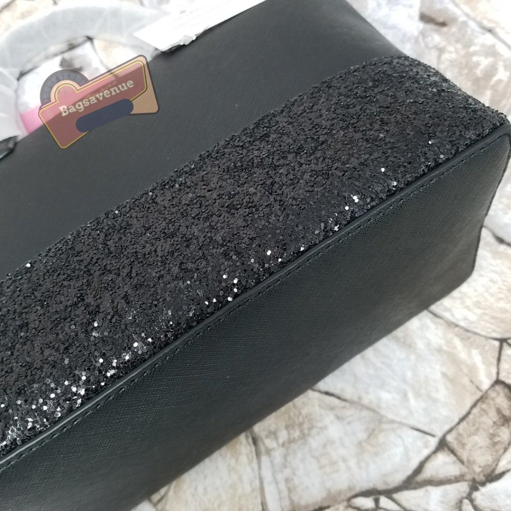 #bagsavenue ina greta satchel crossbody black neda wallet grey Kate Spade - Picture 10 of 16